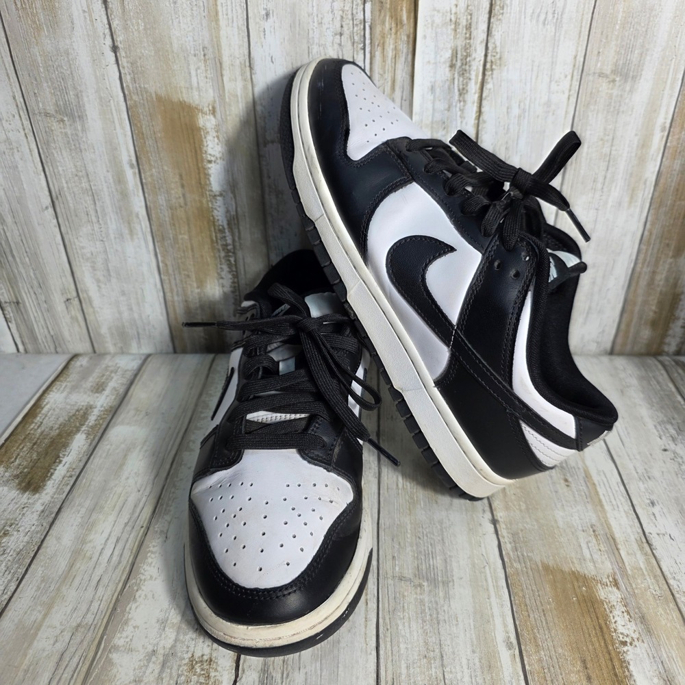 Nike Dunk Low Panda White Black Sneakers DD1391-100 Mens Shoes - Picture 10 of 11